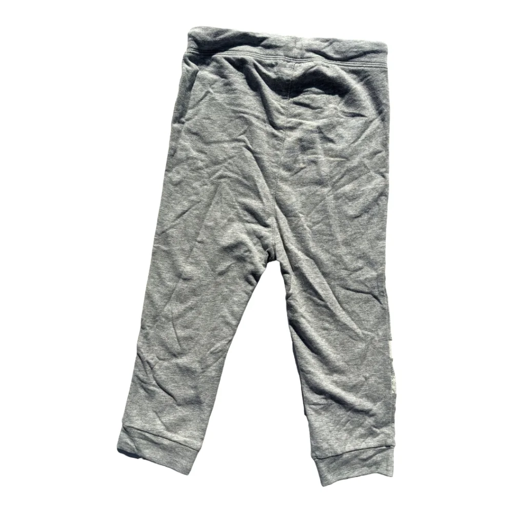 Gymboree Boys 3T Athletic Grey w/ White Stripes Drawstring Sweatpant